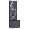 vidaXL Garden Privacy Screen Anthracite 50 x 150 cm Cold-rolled steel