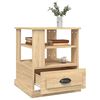 vidaXL Side Table Sonoma Oak 50x50x60 cm Engineered Wood