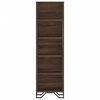 vidaXL Bookcase Brown Oak 50x31x169 cm Engineered Wood