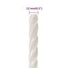 vidaXL Work Rope White 12 mm 50 m Polypropylene