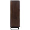 vidaXL Highboard Brown 40x34x110 cm Solid Wood Mango