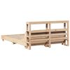 vidaXL Bed Frame without Mattress 160x200 cm Solid Wood Pine