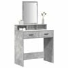 vidaXL Dressing Table Concrete Grey 79 x 41 x 140 cm Engineered Wood