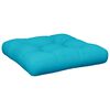 vidaXL Pallet Cushion Turquoise 50x50x12 cm Fabric