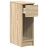 vidaXL Bedside Cabinets with Drawer 2 pcs Sonoma Oak 20x36x60 cm