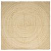 vidaXL Area Rugs White 200 x 200 cm Jute