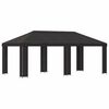 vidaXL Garden Gazebo 6 x 3 m Anthracite Polyester and Steel 190