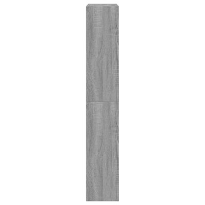 vidaXL Shoe Cabinet Grey Sonoma 60x21x125.5 cm Engineered Wood
