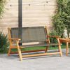 vidaXL Garden Furniture Grey 122 x 78 x 73cm Solid Acacia wood