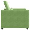 vidaXL Pull out Sofa Bed Single Light green 90 x 165 x 87 cm Velvet