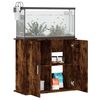 vidaXL Aquarium Stand Smoked Oak 81x36x73 cm Engineered Wood