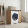 vidaXL Wash Machine Cabinet with Storage Artisan Oak 87 x 60 x 89 cm