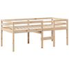 vidaXL High Sleeper Bed without Mattress 80x200 cm Solid Wood Pine