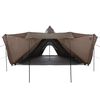 vidaXL Family Tent Tipi 8-Person Brown Waterproof