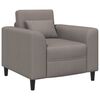 vidaXL Armchair Taupe Fabric