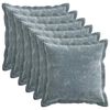 vidaXL Cushion Cover 6 pcs HOUTEN Light Blue 45 x 45 cm