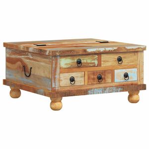 vidaXL Coffee Table Reclaimed Wood 70x70x38 cm
