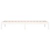 vidaXL Day Bed without Mattress White 80x200 cm Solid Wood Pine