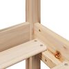vidaXL Bed Frame without Mattress 200x200 cm Solid Wood Pine