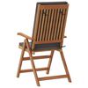 vidaXL Garden Chair 6 pcs Brown and Grey 57 x 71.5 x 104 cm
