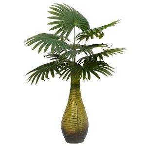 vidaXL Artificial Palm Plant 9 Leaves 65 cm Green