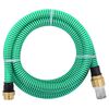 vidaXL Suction Hose | Green | PVC, Brass | 25 m length, 1.1 inch diameter