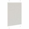 vidaXL Pleated Blind Light Grey 95x100 cm Fabric Width 94.4 cm Polyester