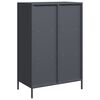 vidaXL Highboard Anthracite 68x39x103.5 cm Steel