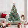 vidaXL Artificial Christmas Tree with Stand Green 150 cm PVC and Steel