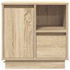 vidaXL Bedside Cabinet Sonoma Oak 50 x 34.5 x 50 cm Engineered wood