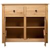 vidaXL Sideboard 93x40x80 cm Solid Pinewood Panama Range