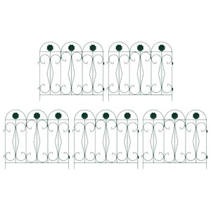 vidaXL Garden Fence Trellis Green 305.5 x 55.5 x 0.3 cm