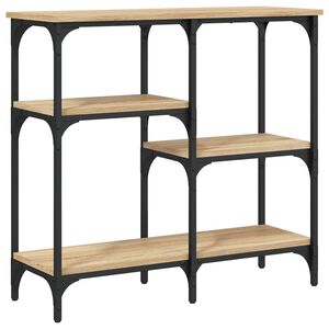 vidaXL Console Table Sonoma Oak 80x29x75 cm Engineered Wood