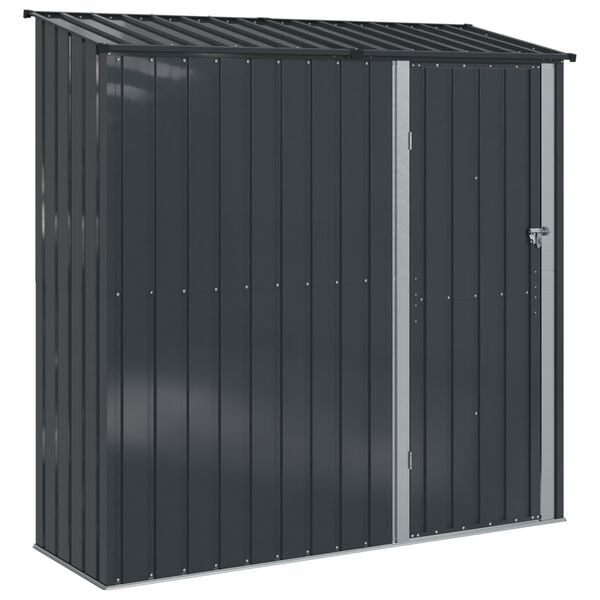 vidaXL Garden Sheds Anthracite 203.5 x 73 x 200 cm Metal
