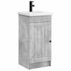 vidaXL Bathroom Vanity with Sink Concrete Grey 42 x 40 x 84.5 cm