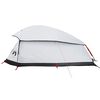 vidaXL Camping Tent Dome 1-Person White Blackout Fabric Waterproof