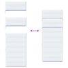 vidaXL Foam Mattress Manual White 80 x 200 cm Fabric