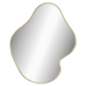 vidaXL Wall Mirror Gold 50x40 cm