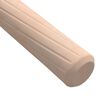 vidaXL Wooden Dowels 2 pcs Natural &Oslash; 6 x 40 mm Solid Wood