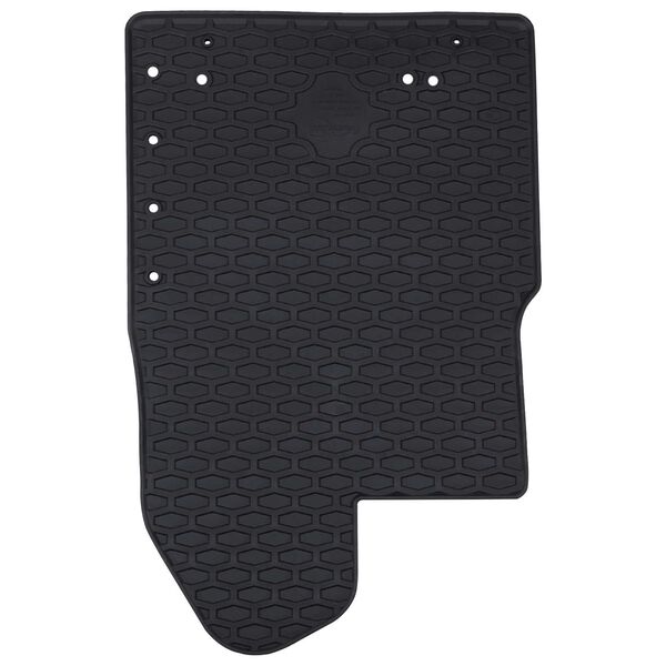 vidaXL Car Mat 3 pcs Black Rubber