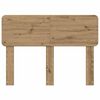 vidaXL Headboard with Headboard Artisan Oak 120 cm Engineered wood