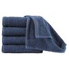 vidaXL Guest Towels 10 pcs Cotton 450 gsm 30x50 cm Navy