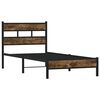 vidaXL Bed Frame without Mattress with Headboard Sonoma Oak 90x200 cm