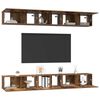 vidaXL TV Cabinet Set Wall-mounted 6 pcs Old Wood Engineered Wood