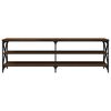 vidaXL TV Cabinet Brown Oak 160x40x50 cm Engineered Wood