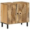 vidaXL Bathroom Sink Cabinet 62x33x58 cm Solid Wood Mango