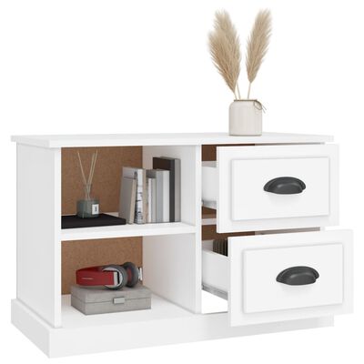 vidaXL TV Cabinet White 73x35.5x47.5 cm Engineered Wood