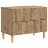 vidaXL Bedside Table Artisan Oak 62 x 34.5 x 48 cm Engineered Wood