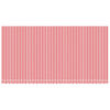 vidaXL Replacement Fabric for Awning Red and White Stripe 6x3 m