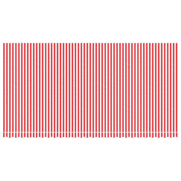 vidaXL Replacement Fabric for Awning Red and White Stripe 6x3 m